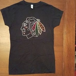 Chicago hockey fitted tee
